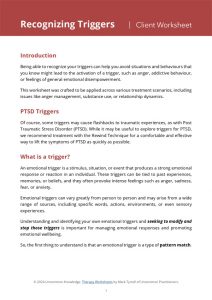 Free Recognizing Triggers Worksheet from Uncommon Knowledge